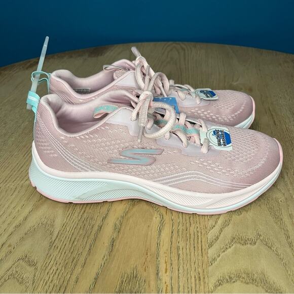 NWT Skechers The Elite Sport Shoe Sneaker Trainer Walking Pink Women’s 5.5 - Picture 2 of 8
